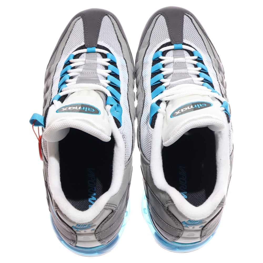 NIKE(ナイキ) AIR VAPORMAX 95 NEO TURQUOISE エアヴェイパーマックス ネオターコイズ ローカットスニーカー グレー US12/30cm AJ7292-002