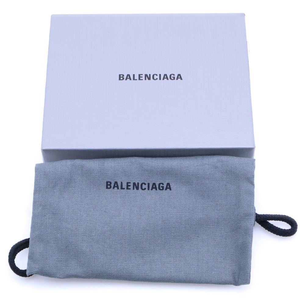 BALENCIAGA(バレンシアガ) CASH CARD HOLDER ロゴ キャッシュ レザー カードホルダー パスケース ブラック 593812