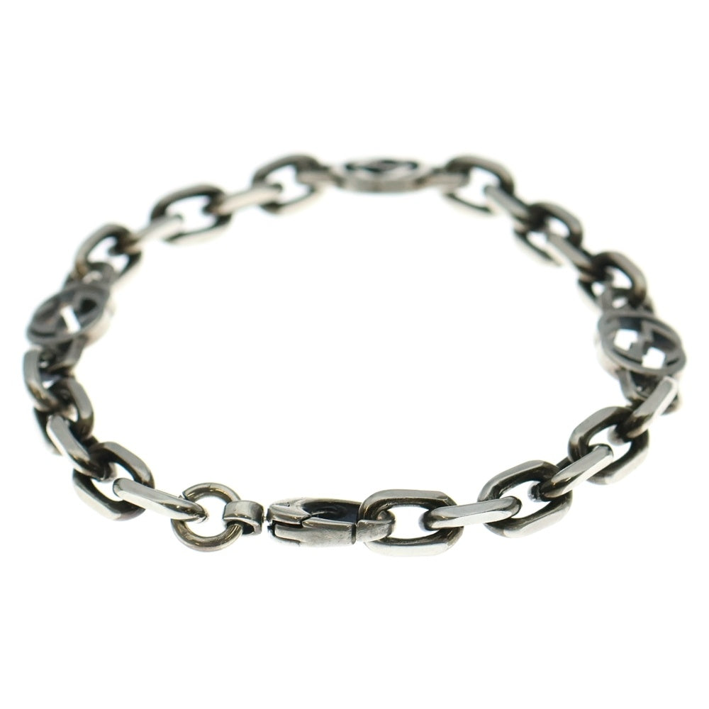 GUCCI(グッチ) インターロッキングG チェーン ブレスレット シルバー 620798