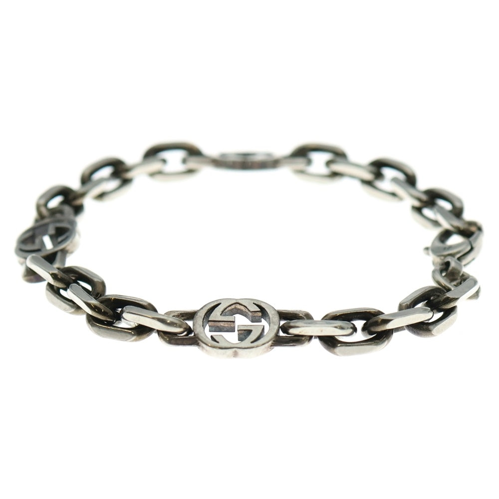 GUCCI(グッチ) インターロッキングG チェーン ブレスレット シルバー 620798