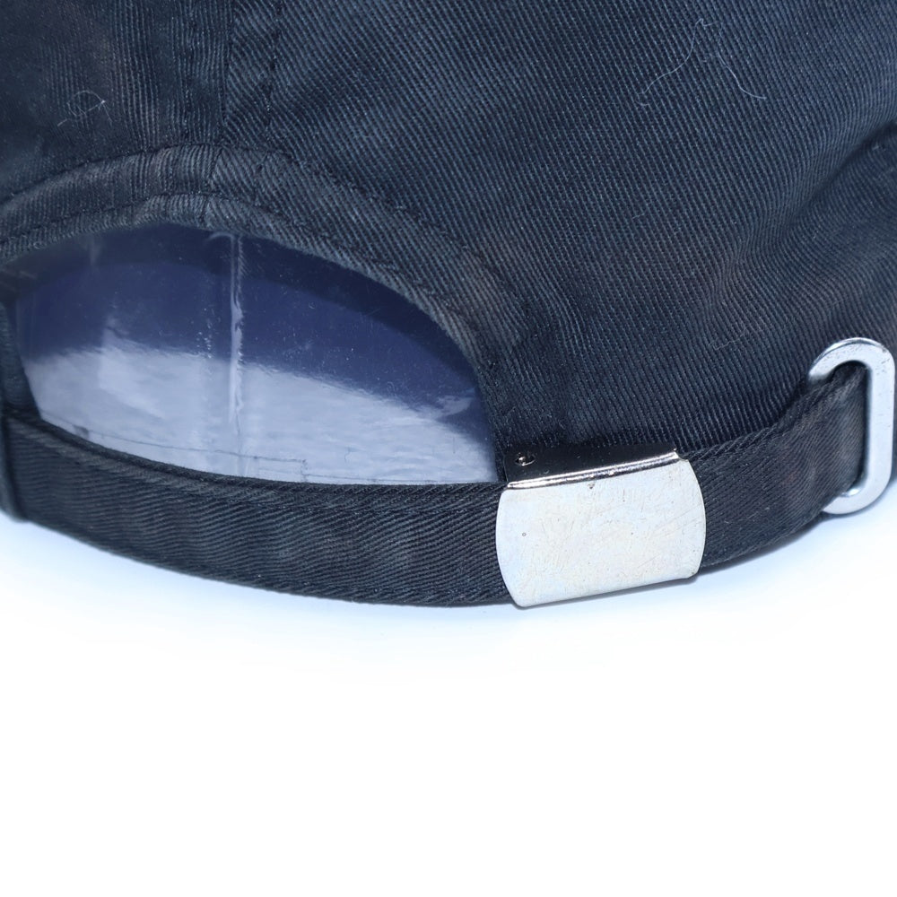 BALENCIAGA(バレンシアガ) ロゴ刺繍 ベースボールキャップ 帽子 ブラック