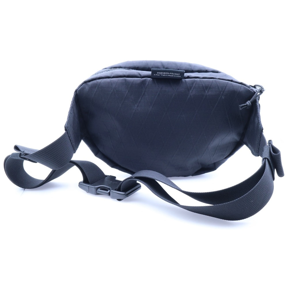 SUPREME(シュプリーム) 18AW Waist Bag ボックスロゴ キルティング ウエストバッグ クロスボディバッグ ショルダーバッグ ブラック