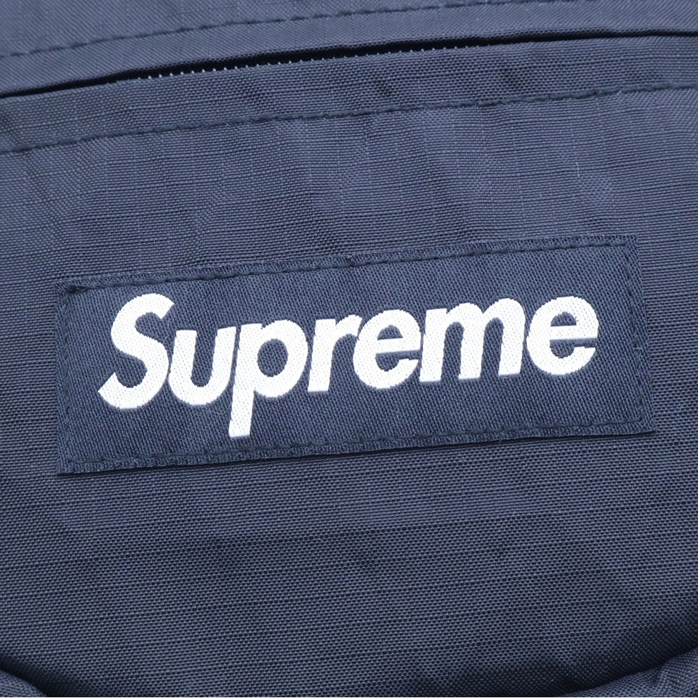 SUPREME(シュプリーム) 18AW Waist Bag ボックスロゴ キルティング ウエストバッグ クロスボディバッグ ショルダーバッグ ブラック