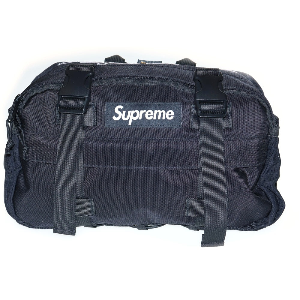 SUPREME(シュプリーム) 19AW Waist Bag Cordura ナイロン コーデュラ ウエストバッグ ボディバッグ ショルダーバッグ ブラック