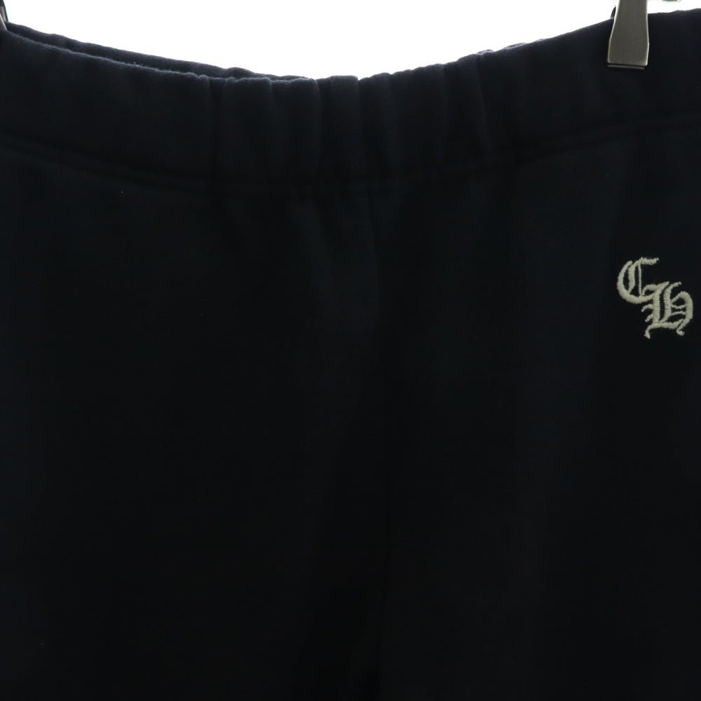 CHROME HEARTS(クロムハーツ) Y NOT SLO RIDE ロゴ刺繍スウェットロングパンツ ブラック