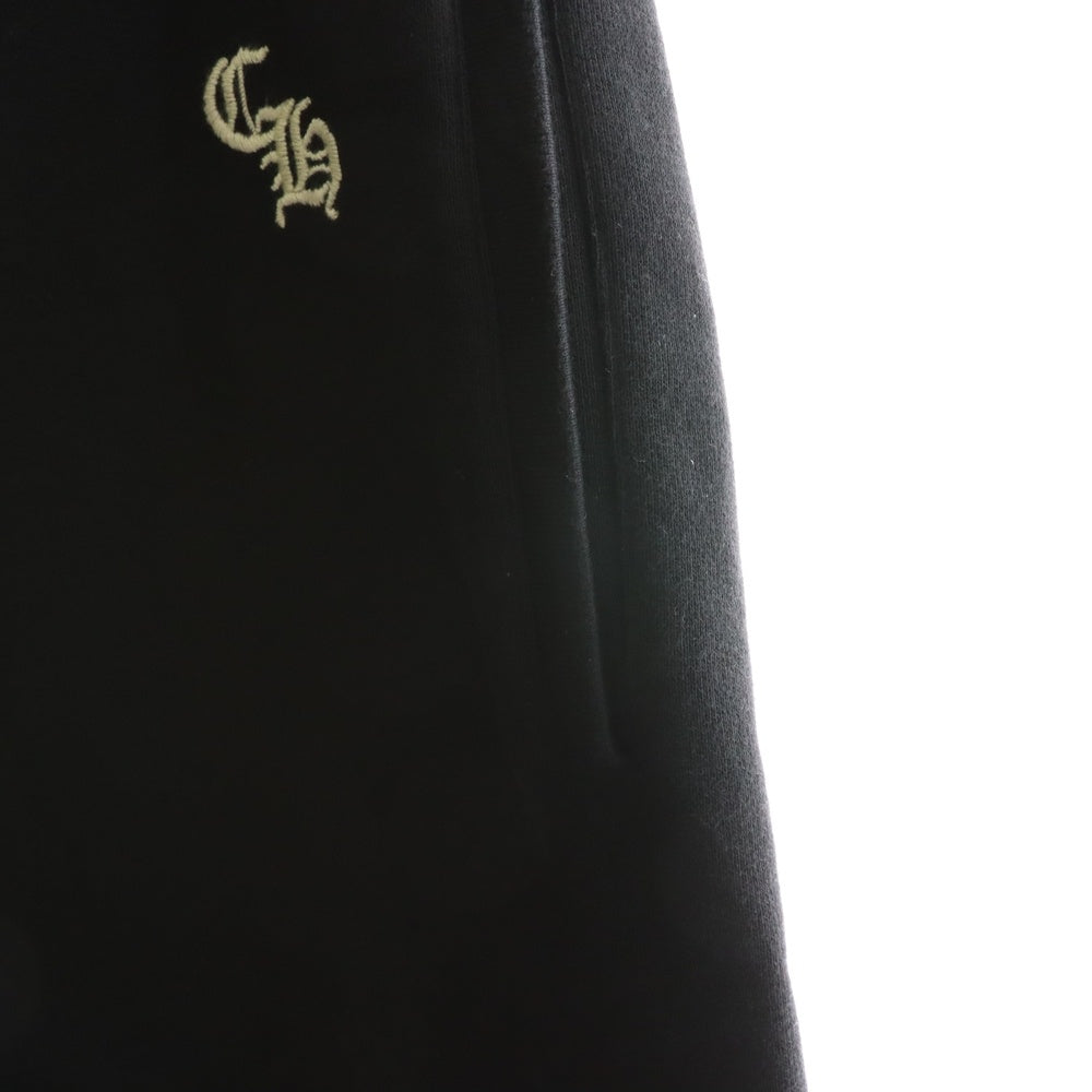 CHROME HEARTS(クロムハーツ) Y NOT SLO RIDE ロゴ刺繍スウェットロングパンツ ブラック