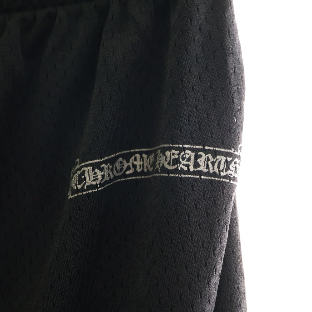 CHROME HEARTS(クロムハーツ) MESH VARSITY SHORTS CHプリントメッシュハーフパンツ ブラック