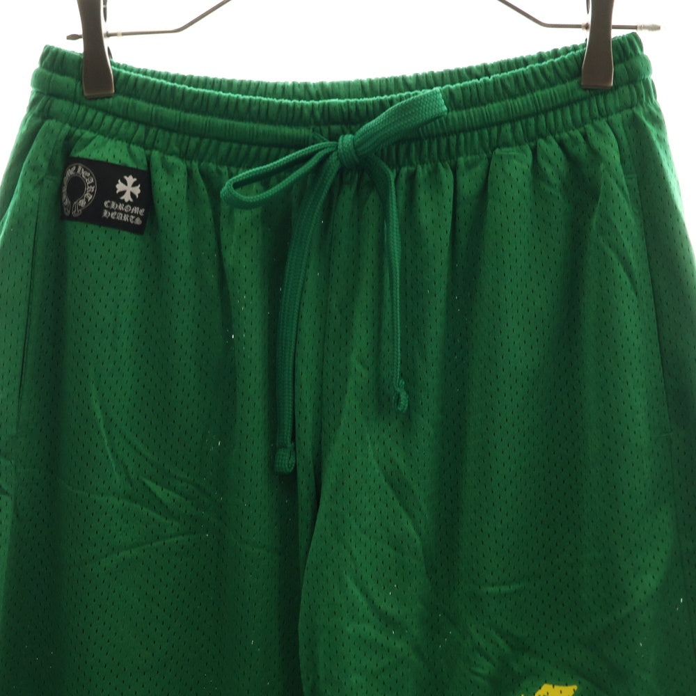 CHROME HEARTS(クロムハーツ) MESH VARSITY SHORTS CHプリントメッシュハーフパンツ グリーン