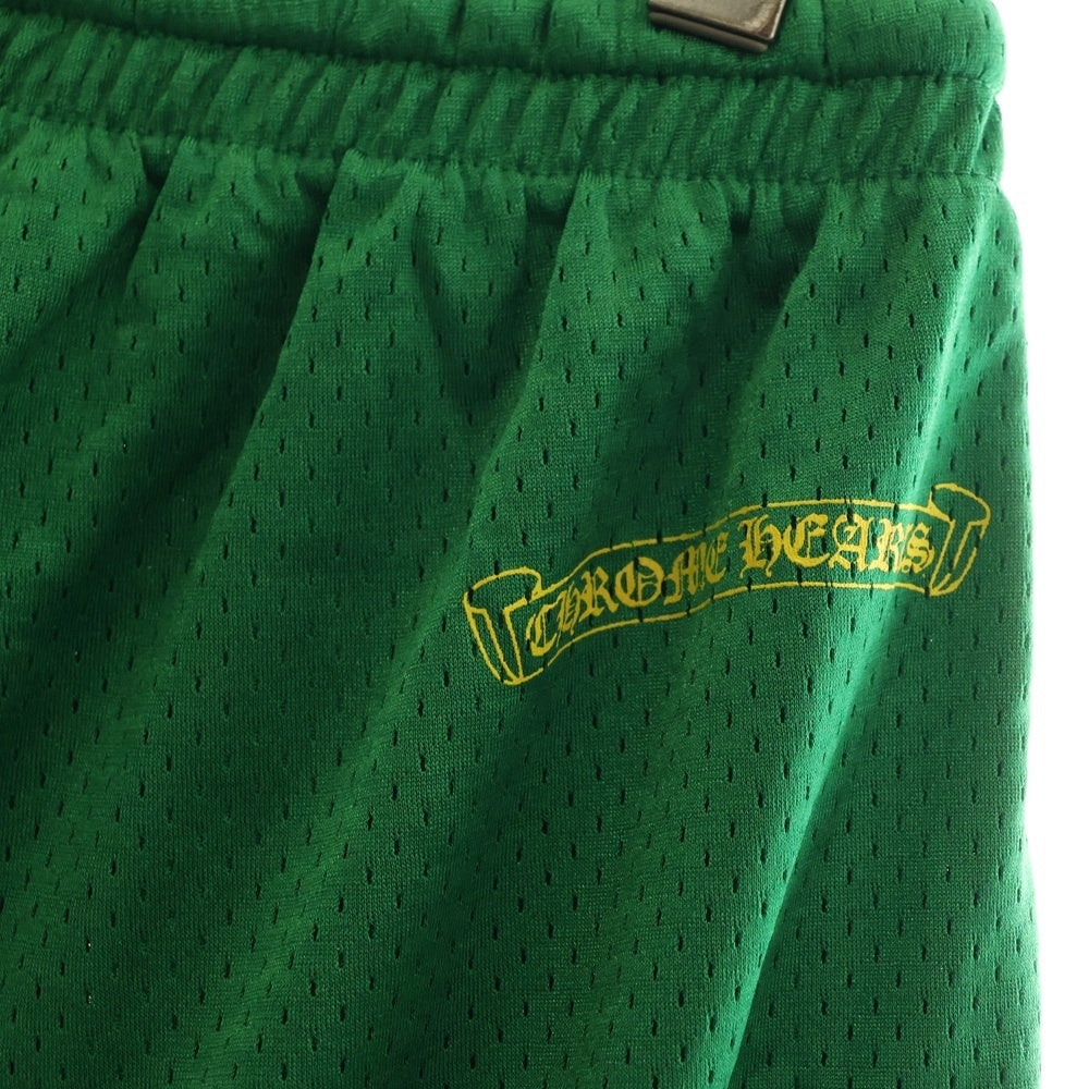 CHROME HEARTS(クロムハーツ) MESH VARSITY SHORTS CHプリントメッシュハーフパンツ グリーン
