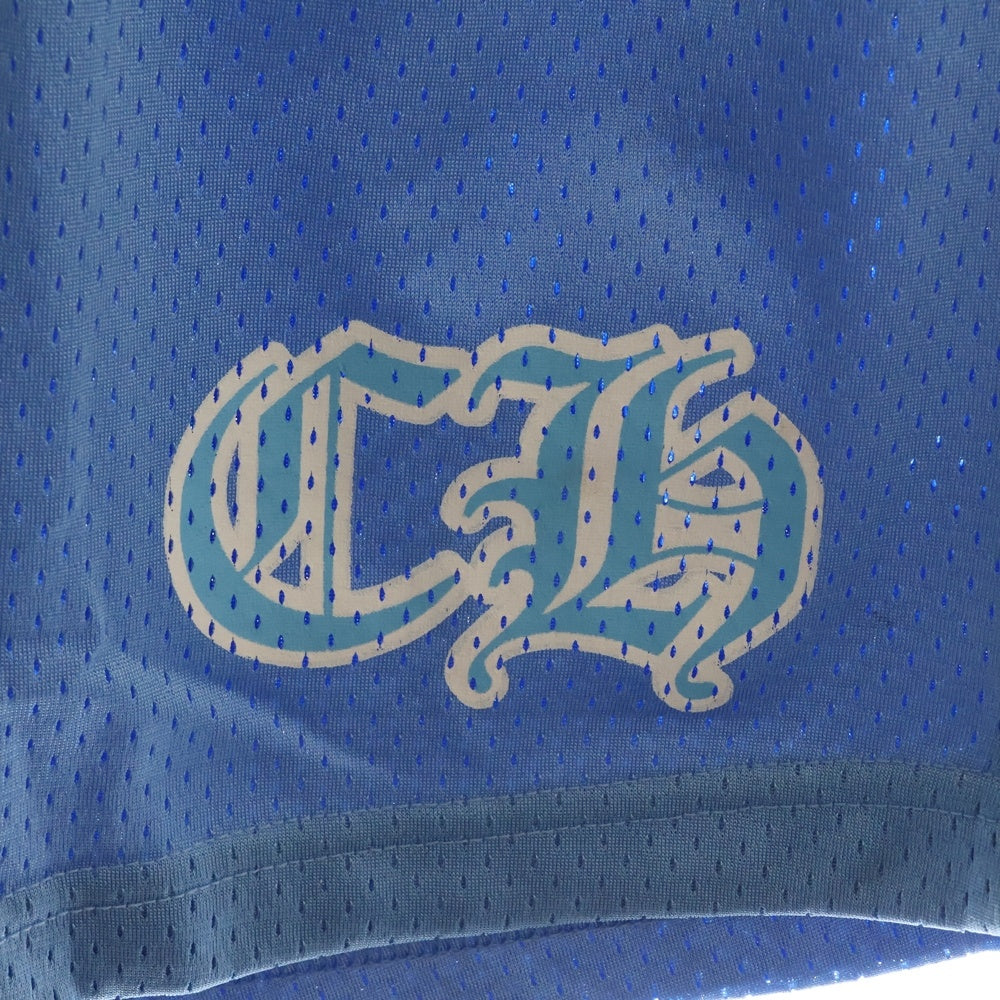 CHROME HEARTS(クロムハーツ) MESH VARSITY SHORTS CHプリントメッシュハーフパンツ ブルー