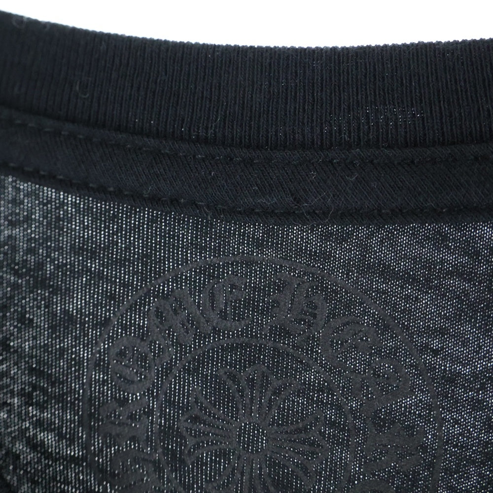 CHROME HEARTS(クロムハーツ) 2024 リップ&タン ローリングストーンズ限定 アーチロゴプリント Tシャツ 半袖カットソー ブラック