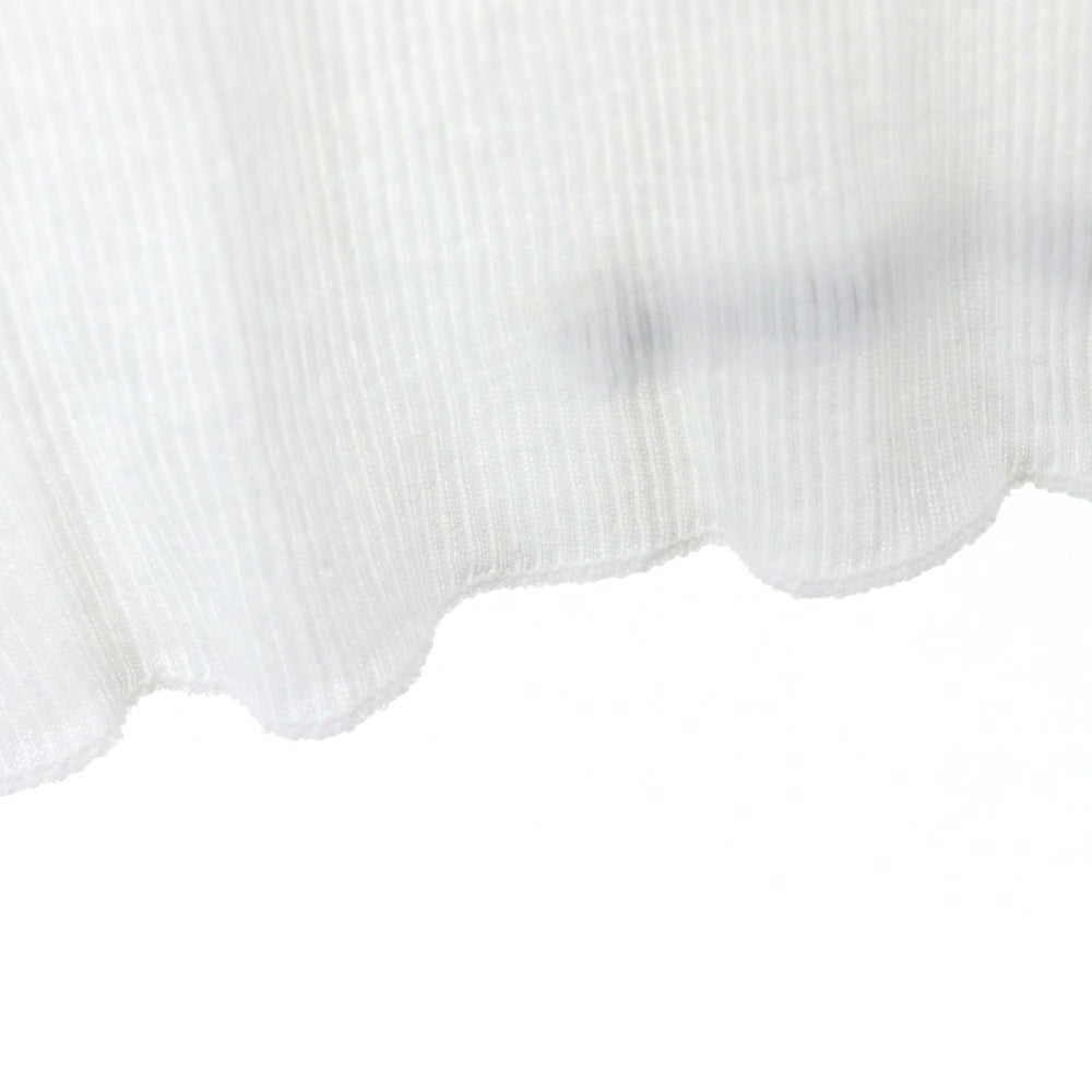 CHROME HEARTS(クロムハーツ) RIB TANK ロゴプリントリブタンクトップ ホワイト