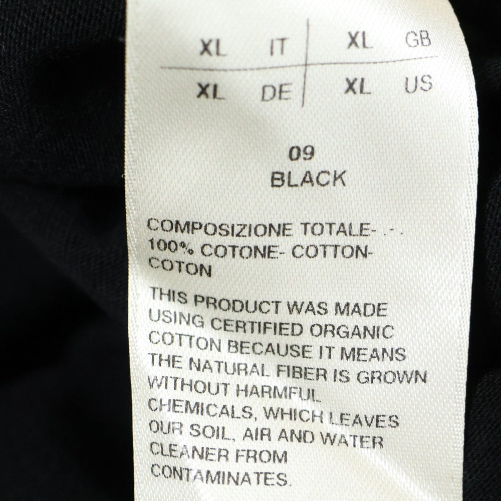 Rick Owens(リックオウエンス) 24AW レベル半袖クルーネック Tシャツ ブラック RU02D6264-JA