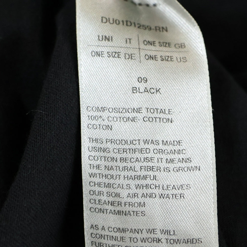 DRKSHDW(ダークシャドウ) オーバーサイズトミーTシャツ 半袖カットソー 半袖Tシャツ ブラック DU01D1259-RN