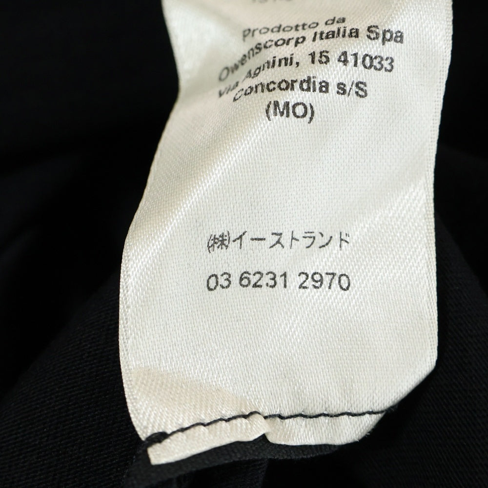 Rick Owens(リックオウエンス) 25SS コットン半袖Tシャツ ブラック RU01E5232-JA
