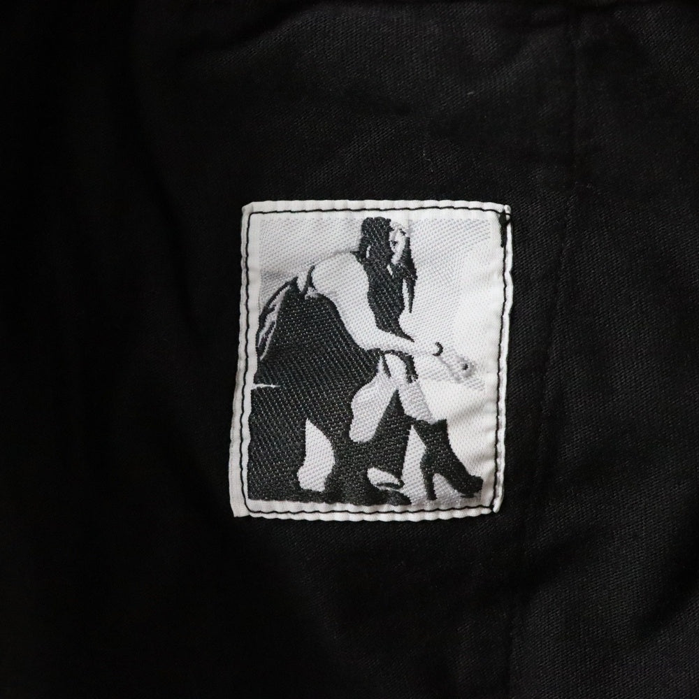 DRKSHDW(ダークシャドウ) コットンサルエル スウェットパンツ ブラック DU01D1395-JBRD