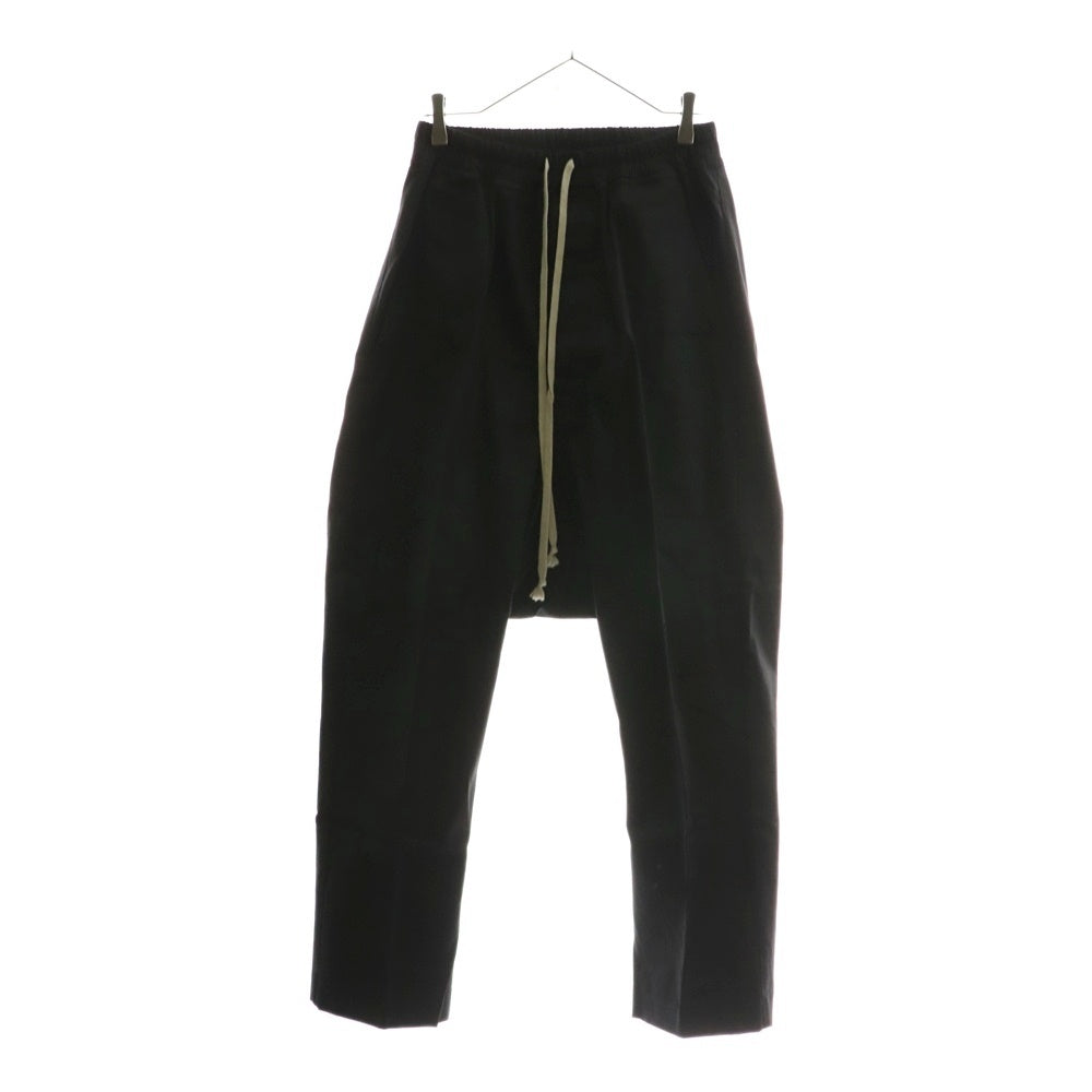 Rick Owens(リックオウエンス) 24SS DRAWSTRING LONG ドローストリングサルエルパンツ ブラック RU01D3380-TE