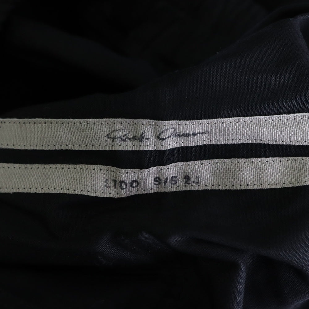 Rick Owens(リックオウエンス) 24SS DRAWSTRING LONG ドローストリングサルエルパンツ ブラック RU01D3380-TE