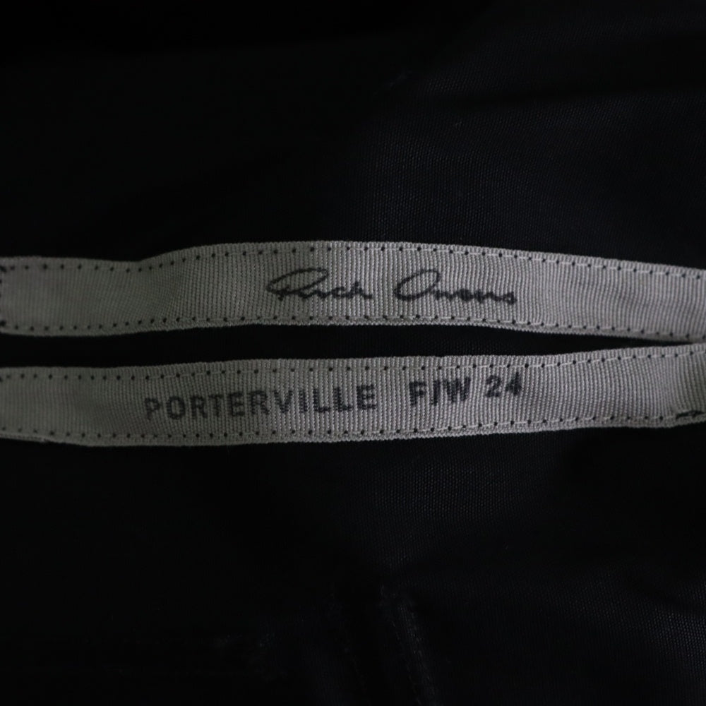 Rick Owens(リックオウエンス) 24AW PODS サルエルショートパンツ ブラック RU02D6384-TE