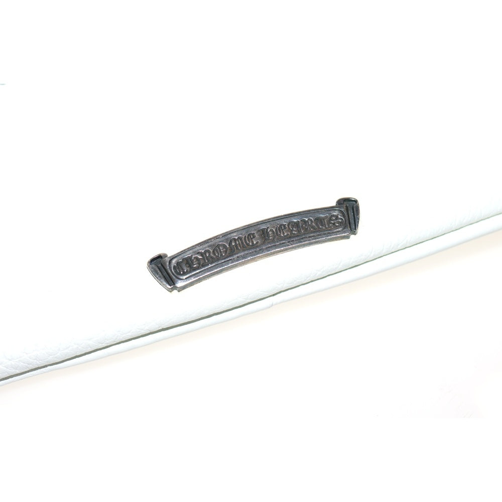 CHROME HEARTS(クロムハーツ) GYM SM ジムバッグ スモール レザー ハンドバッグ ホワイト/シルバー