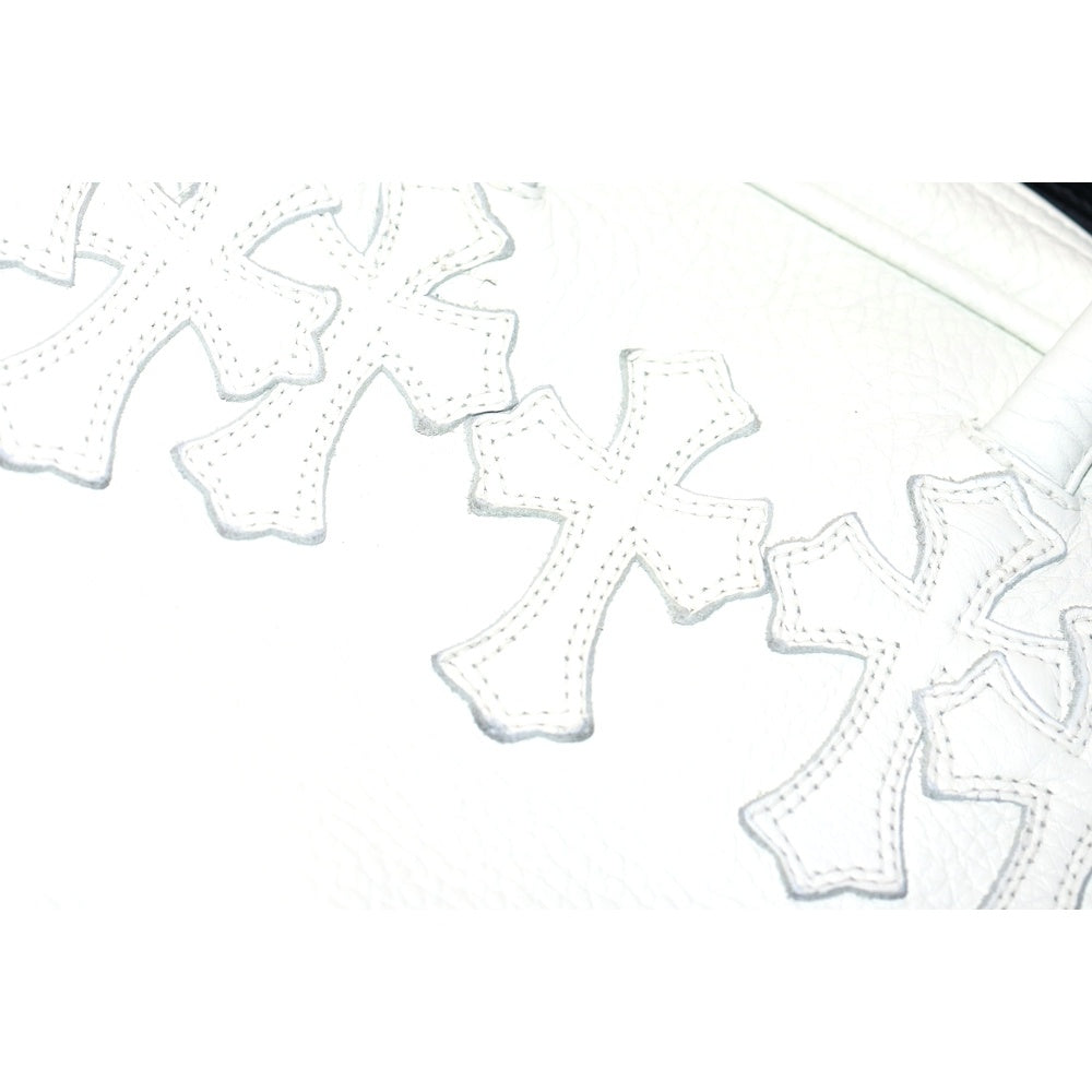 CHROME HEARTS(クロムハーツ) GYM SM ジムバッグ スモール レザー ハンドバッグ ホワイト/シルバー