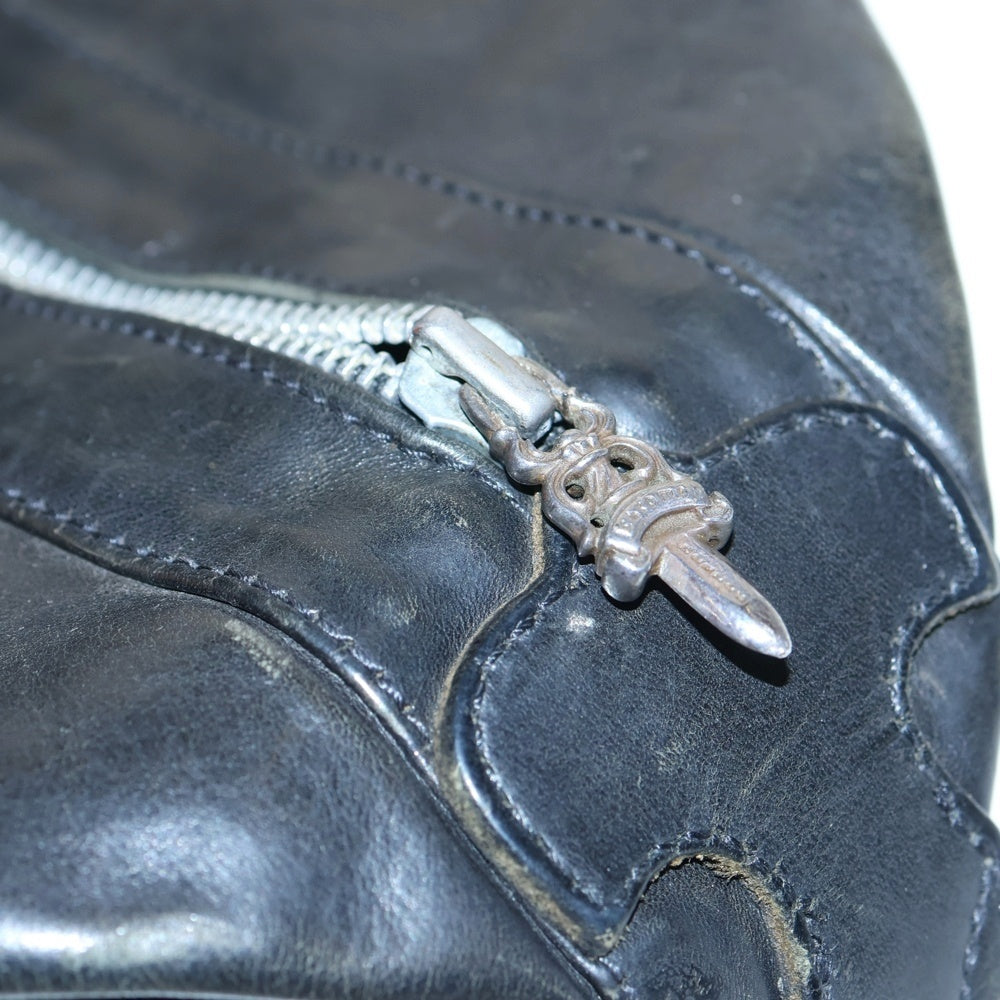 CHROME HEARTS(クロムハーツ) Small Shaving スモール シェービング ダガージップ セカンドバッグ ブラック