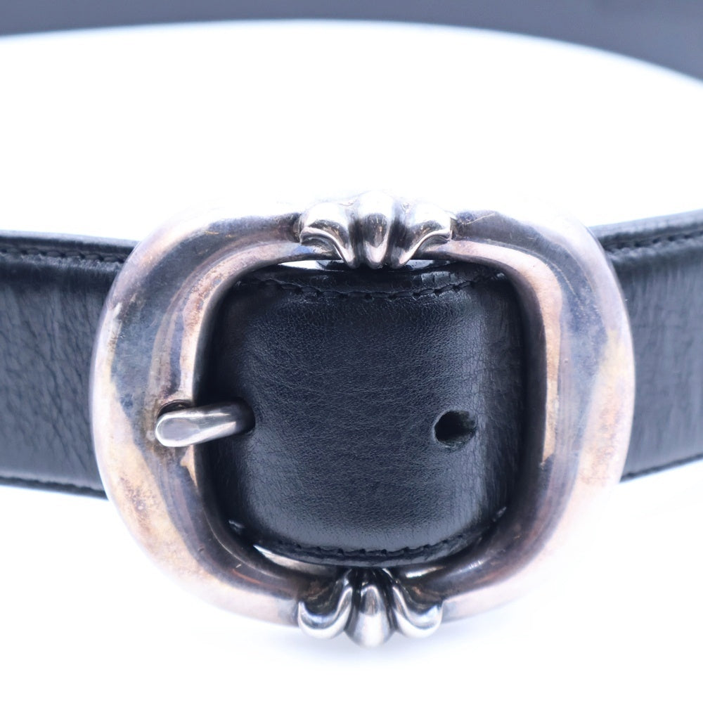 CHROME HEARTS(クロムハーツ) BLT GUNSLINGER1.5 ガンスリンガーバックル レザーベルト シルバー BCA356