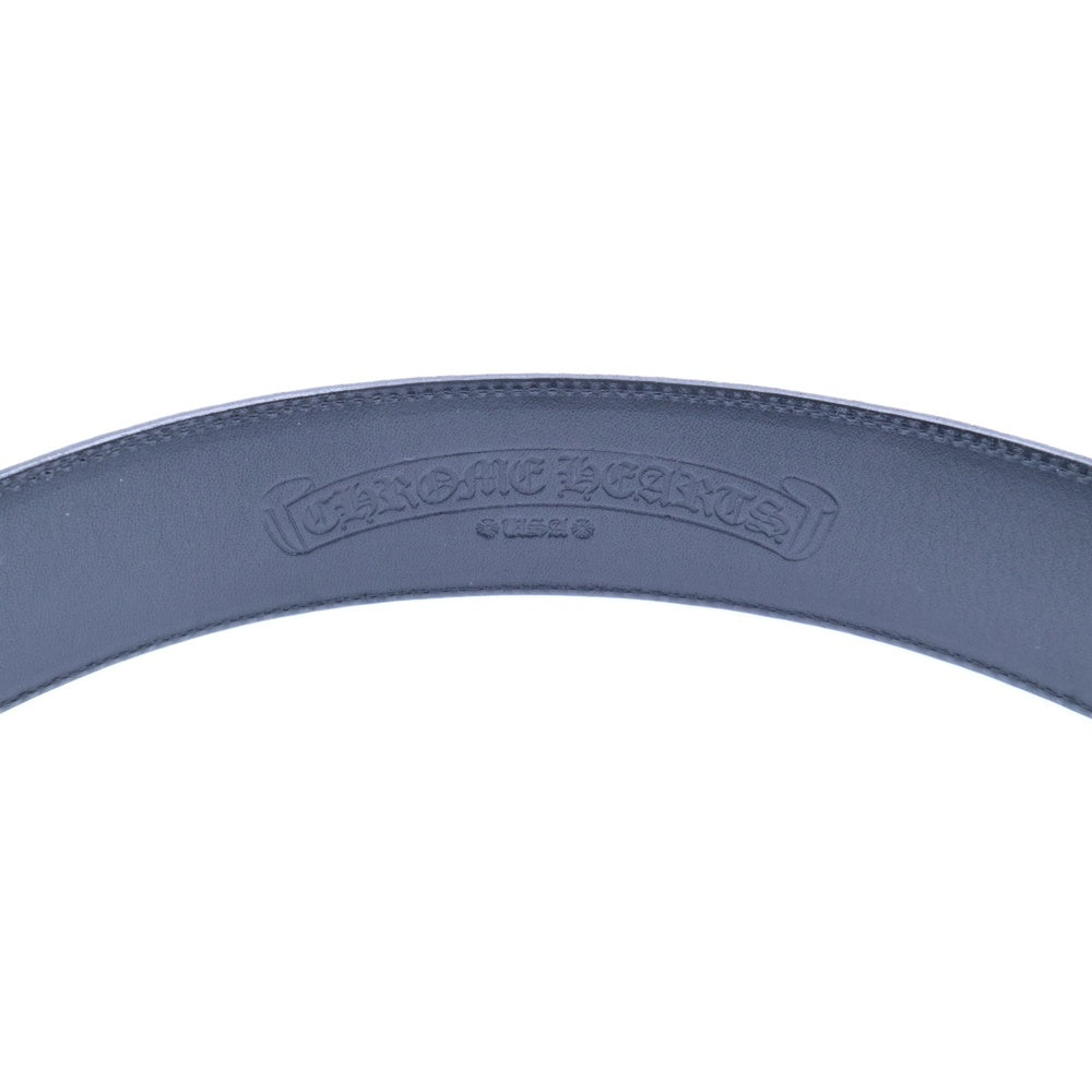 CHROME HEARTS(クロムハーツ) BLT GUNSLINGER1.5 ガンスリンガーバックル レザーベルト シルバー BCA356