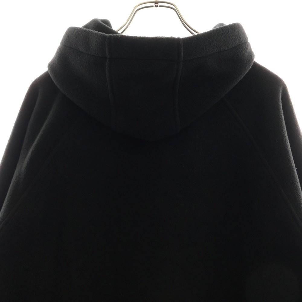 CHROME HEARTS(クロムハーツ) YNT U DETENT HDPL FLC クロスボールボタン プルオーバー フリースパーカー ブラック/シルバー