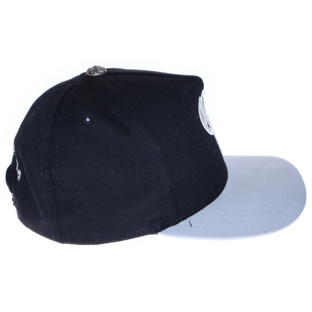 CHROME HEARTS(クロムハーツ) CH BASEBALL Trucker Cap CH刺繍 ベースボールトラッカーキャップ 帽子 ブラック/グレー