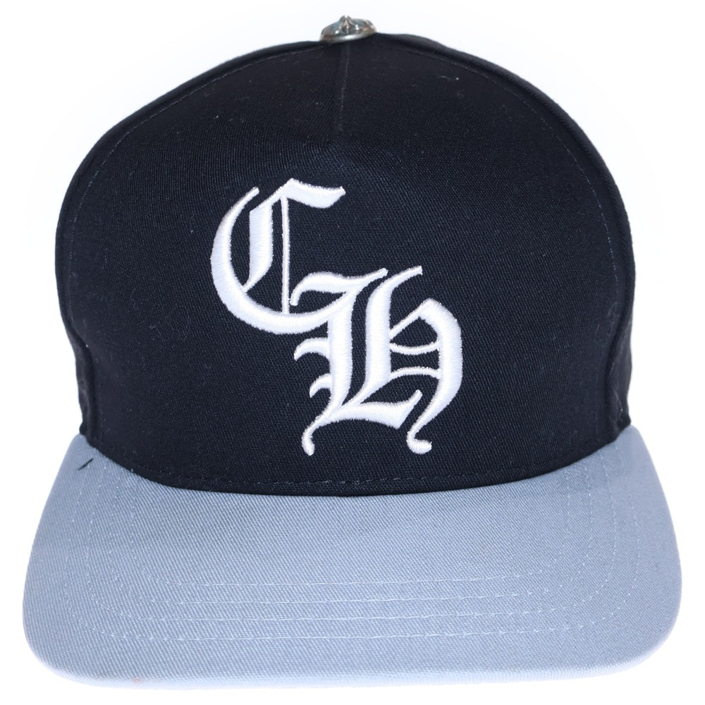 CHROME HEARTS(クロムハーツ) CH BASEBALL Trucker Cap CH刺繍 ベースボールトラッカーキャップ 帽子 ブラック/グレー