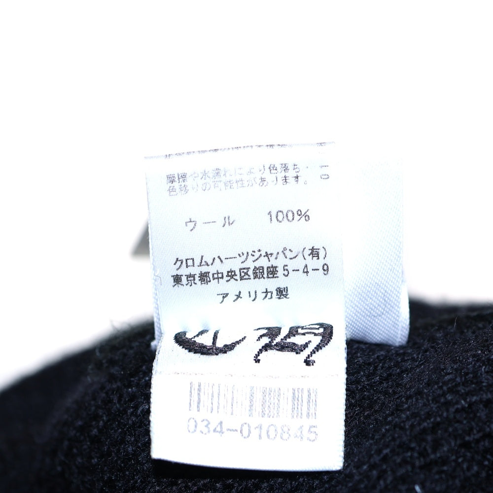 CHROME HEARTS(クロムハーツ) WOOL WATCH CAP CHプラス ビーニー ニットキャップ 帽子 ブラック