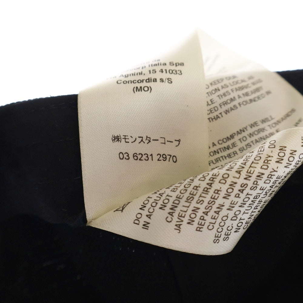 DRKSHDW(ダークシャドウ) 24AW BASEBALL CAP ポータービル刺繍 ベースボールキャップ 帽子 ブラック DA02D2478-DOEM6