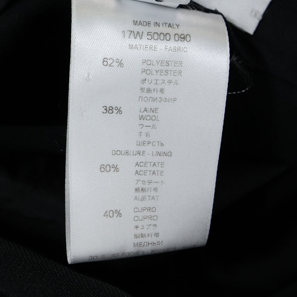 GIVENCHY(ジバンシィ) 17AW ウール スラックス ロングパンツブラック 17W 5000 090