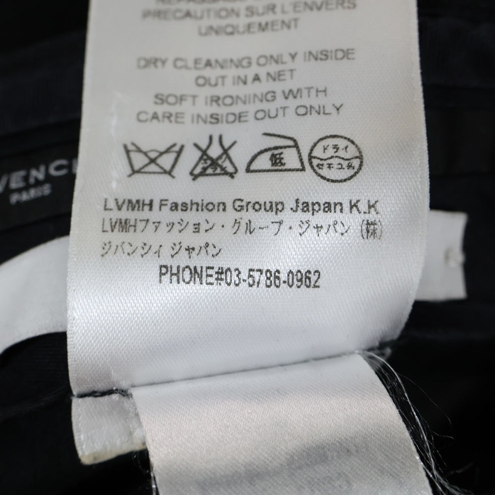 GIVENCHY(ジバンシィ) 17AW ウール スラックス ロングパンツブラック 17W 5000 090