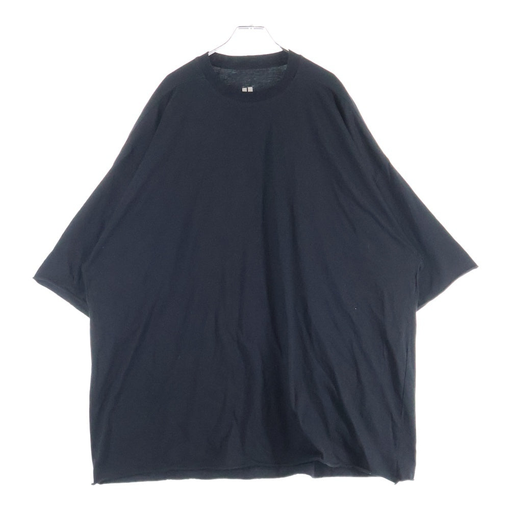Rick Owens(リックオウエンス) 24AW TOMMY TEE トミー オーバーサイズ クルーネック 半袖Tシャツカットソー ブラック RU02D6283-JA