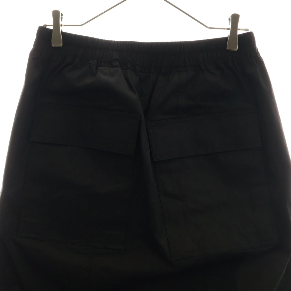Rick Owens(リックオウエンス) 18SS DRAWSTRING CARGO PODS SHORT ドローストリング カーゴ ポッズ ハーフ ショート パンツ ブラック RU18S5389-TE