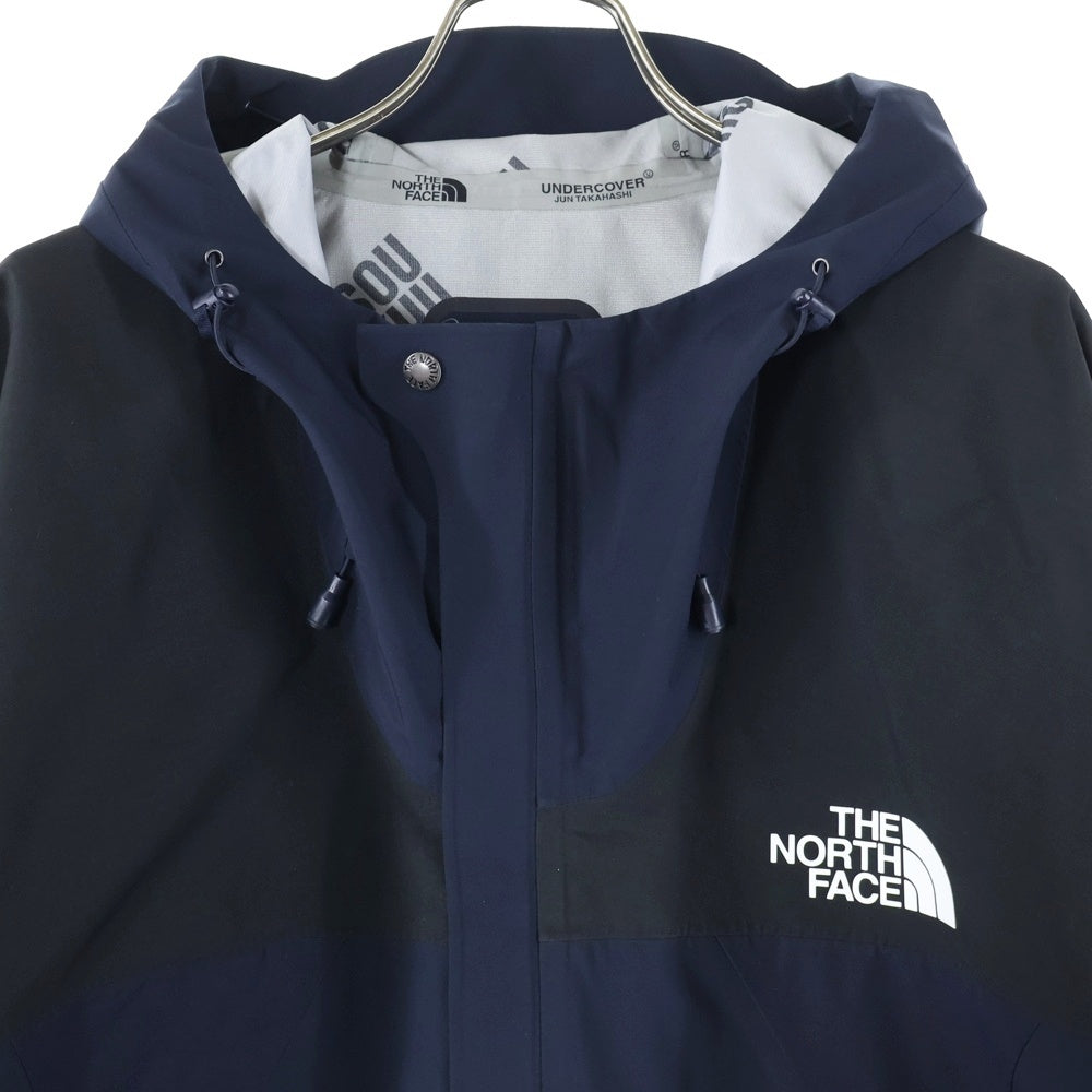 THE NORTH FACE(ザノースフェイス) 23AW ×UNDERCOVER SOUKUU GEODESIC SHELL JACKET ソウクウジップアップ シェル ナイロンジャケット ネイビー NF0A84S5