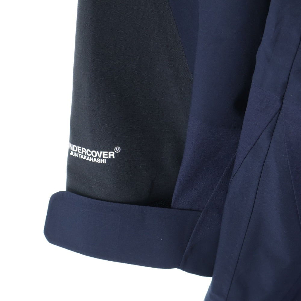 THE NORTH FACE(ザノースフェイス) 23AW ×UNDERCOVER SOUKUU GEODESIC SHELL JACKET ソウクウジップアップ シェル ナイロンジャケット ネイビー NF0A84S5