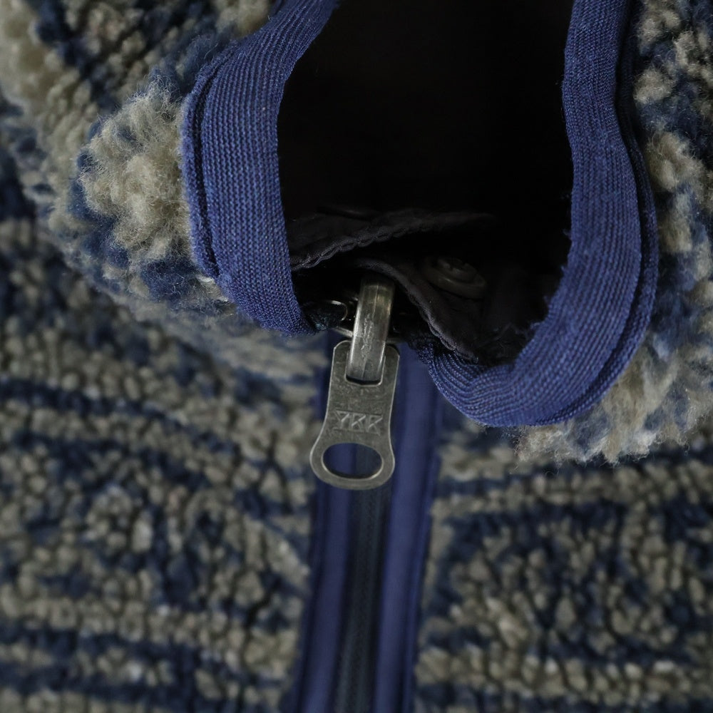 PATAGONIA(パタゴニア) 90S VINTAGE Glissade Pullover Sarasa ヴィンテージ グリーセード サラサ フリース リバーシブル ハーフジップ プルオーバー ジャケット ブラック 29361