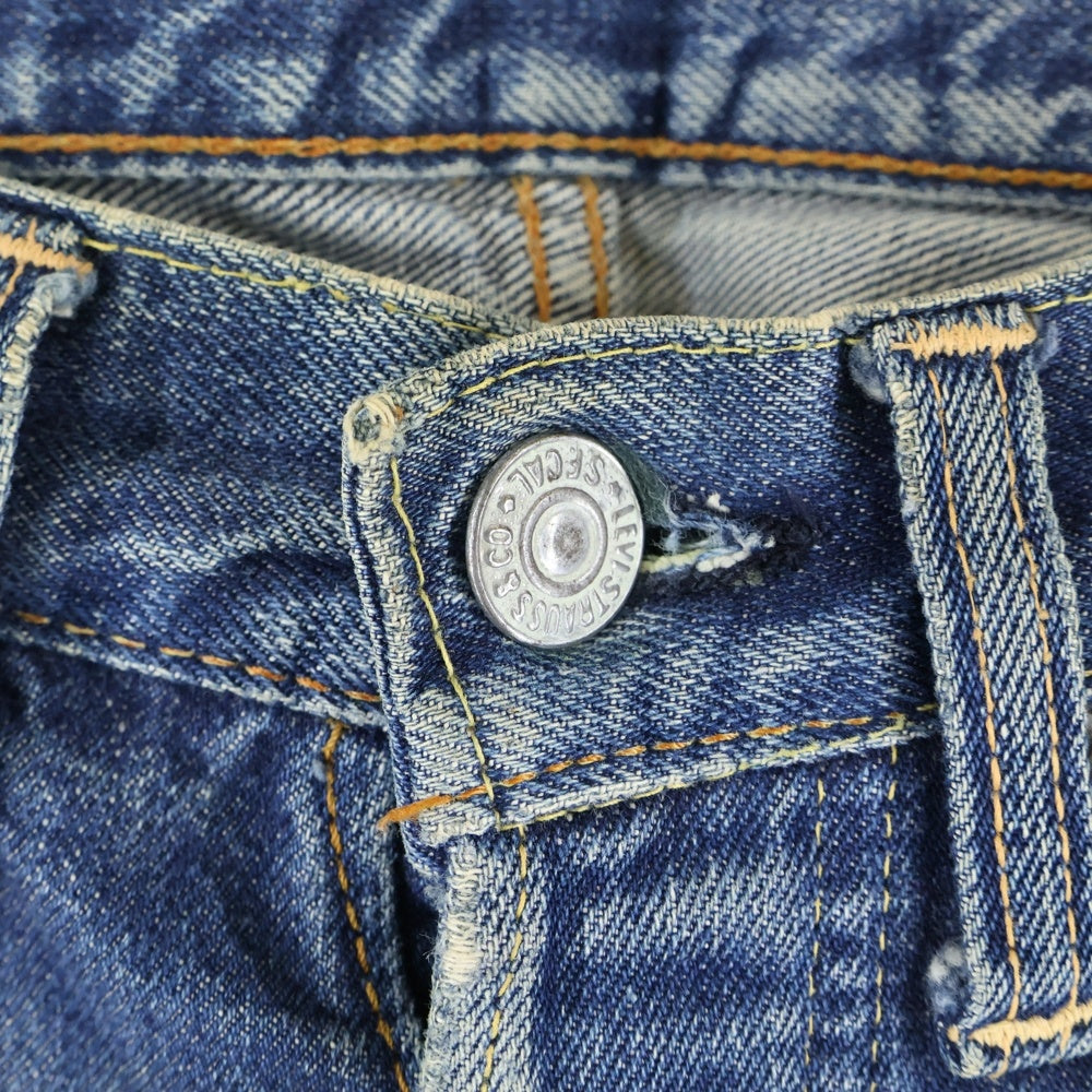 Levi's(リーバイス) 60S VINTAGE 501 BIG E Sタイプ ボタン裏刻印6 Vステッチ 足長R デニムパンツ インディゴ