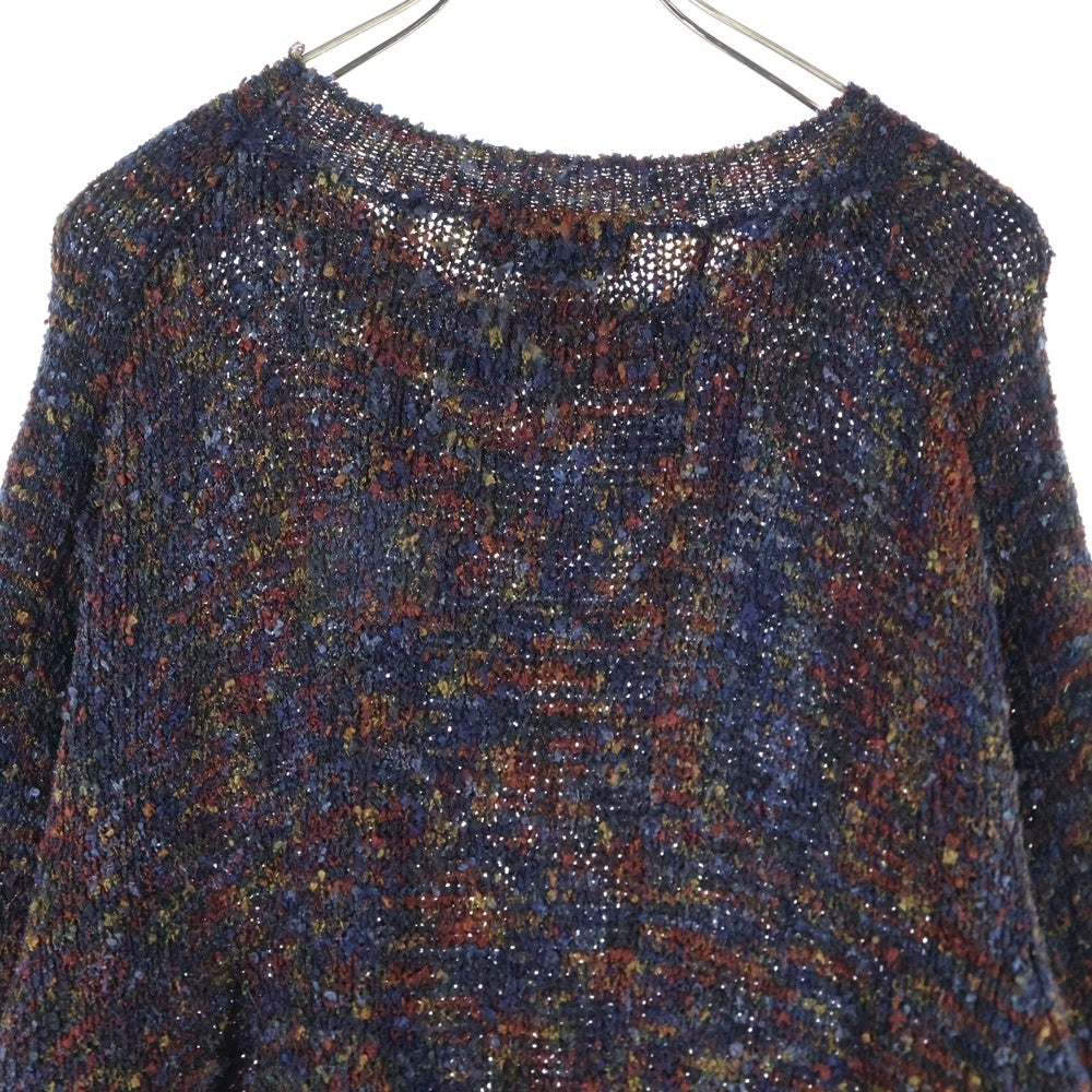 Yohji Yamamoto POUR HOMME(ヨウジヤマモト プールオム) 96AW ロング アクリル ニットセーター マルチ HG-K32-921