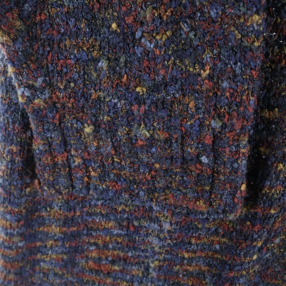 Yohji Yamamoto POUR HOMME(ヨウジヤマモト プールオム) 96AW ロング アクリル ニットセーター マルチ HG-K32-921