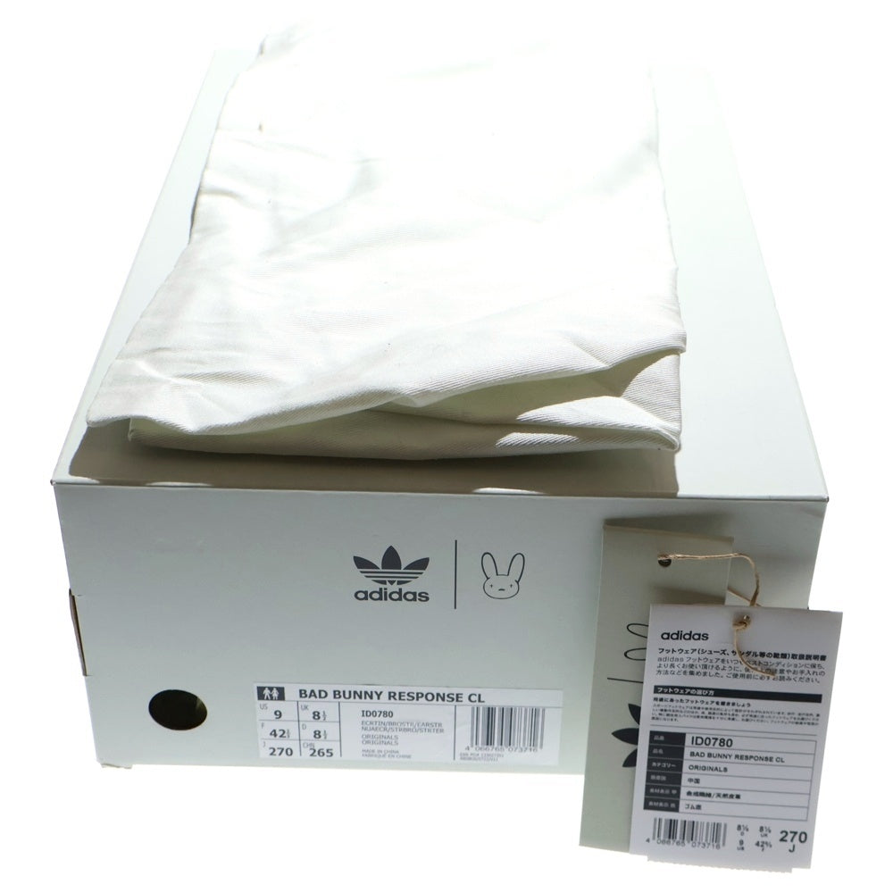 adidas(アディダス) ×Bad Bunny RESPONSE CL バッドバニー レスポンス ローカットスニーカー ピンク US9/27cm ID0780
