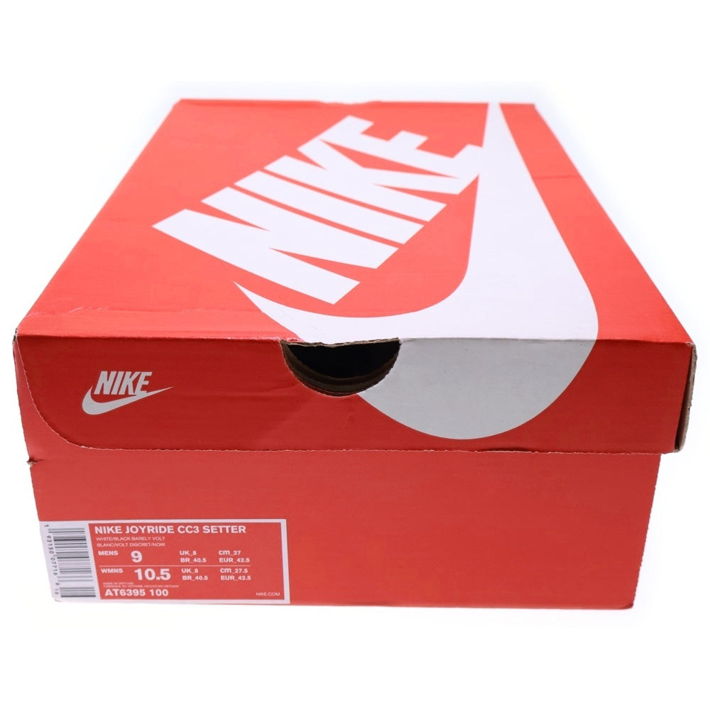 NIKE(ナイキ) JOYRIDE CC3 SETTER ジョイライド セッター ハイカットスニーカー ホワイト/イエロー US9/27cm AT6395-100
