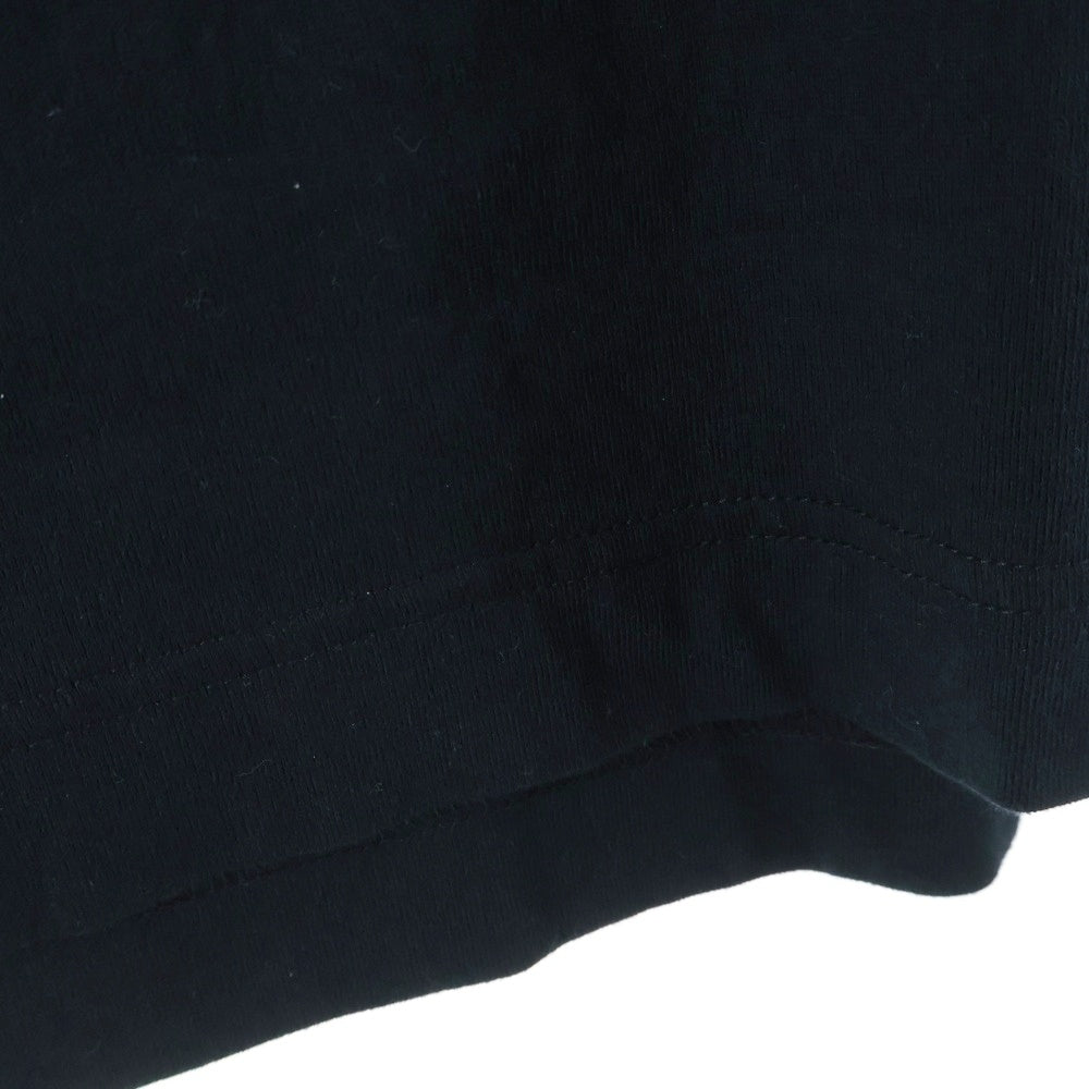 LACOSTE(ラコステ) ロゴプリント クルーネック 長袖 Tシャツカットソー ブラック TH046J