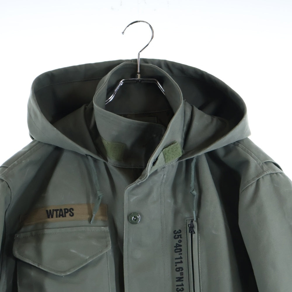 WTAPS(ダブルタップス) 20AW WSFM JACKET 裏地キルティング コットンツイル ミリタリー 中綿ジャケット オリーブ 202WVDT-JKM01