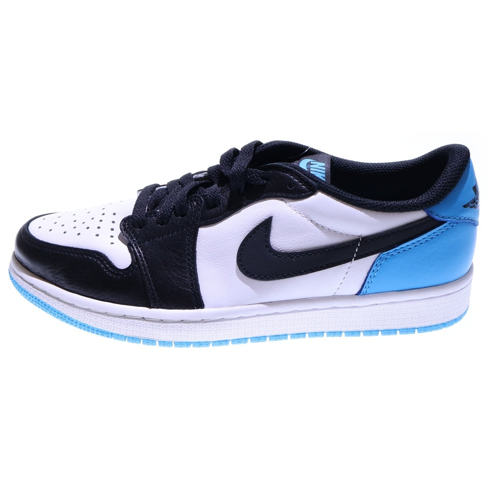 NIKE(ナイキ) AIR JORDAN 1 LOW OG BLACK POWDER BLUE UNC エアジョーダン1 ローカットスニーカー ブルー/ブラック/ホワイト US8.5/26.5cm CZ0790-104