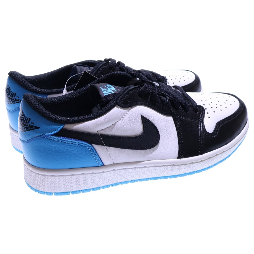 NIKE(ナイキ) AIR JORDAN 1 LOW OG BLACK POWDER BLUE UNC エアジョーダン1 ローカットスニーカー ブルー/ブラック/ホワイト US8.5/26.5cm CZ0790-104