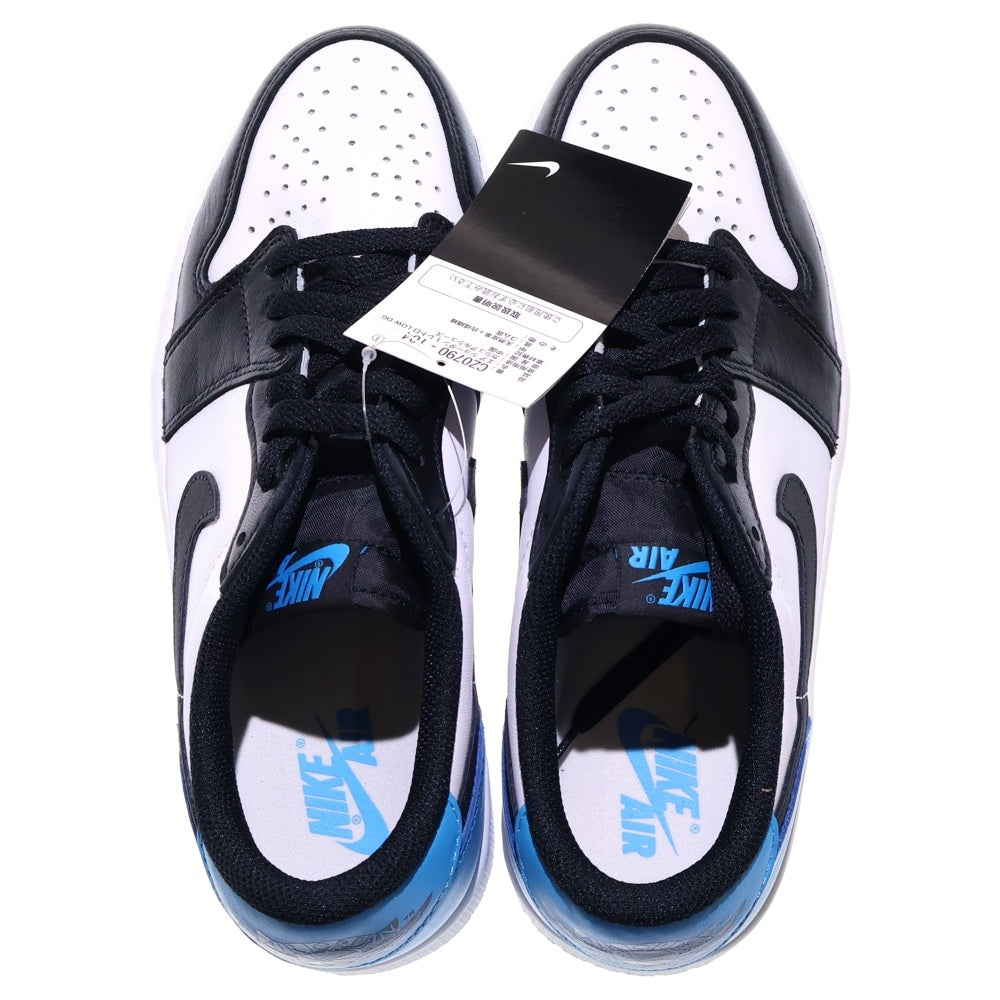 NIKE(ナイキ) AIR JORDAN 1 LOW OG BLACK POWDER BLUE UNC エアジョーダン1 ローカットスニーカー ブルー/ブラック/ホワイト US8.5/26.5cm CZ0790-104